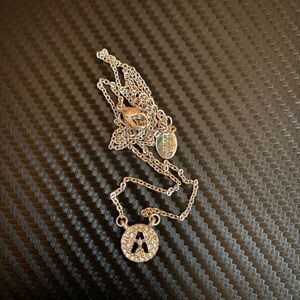 Silver “A” Necklace